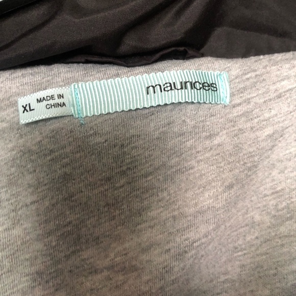 Maurices Black Puffer Vest - Picture 2 of 2